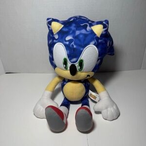 Sonic The Hedgehog Plush Rare Spray Tie Dye Print 11”